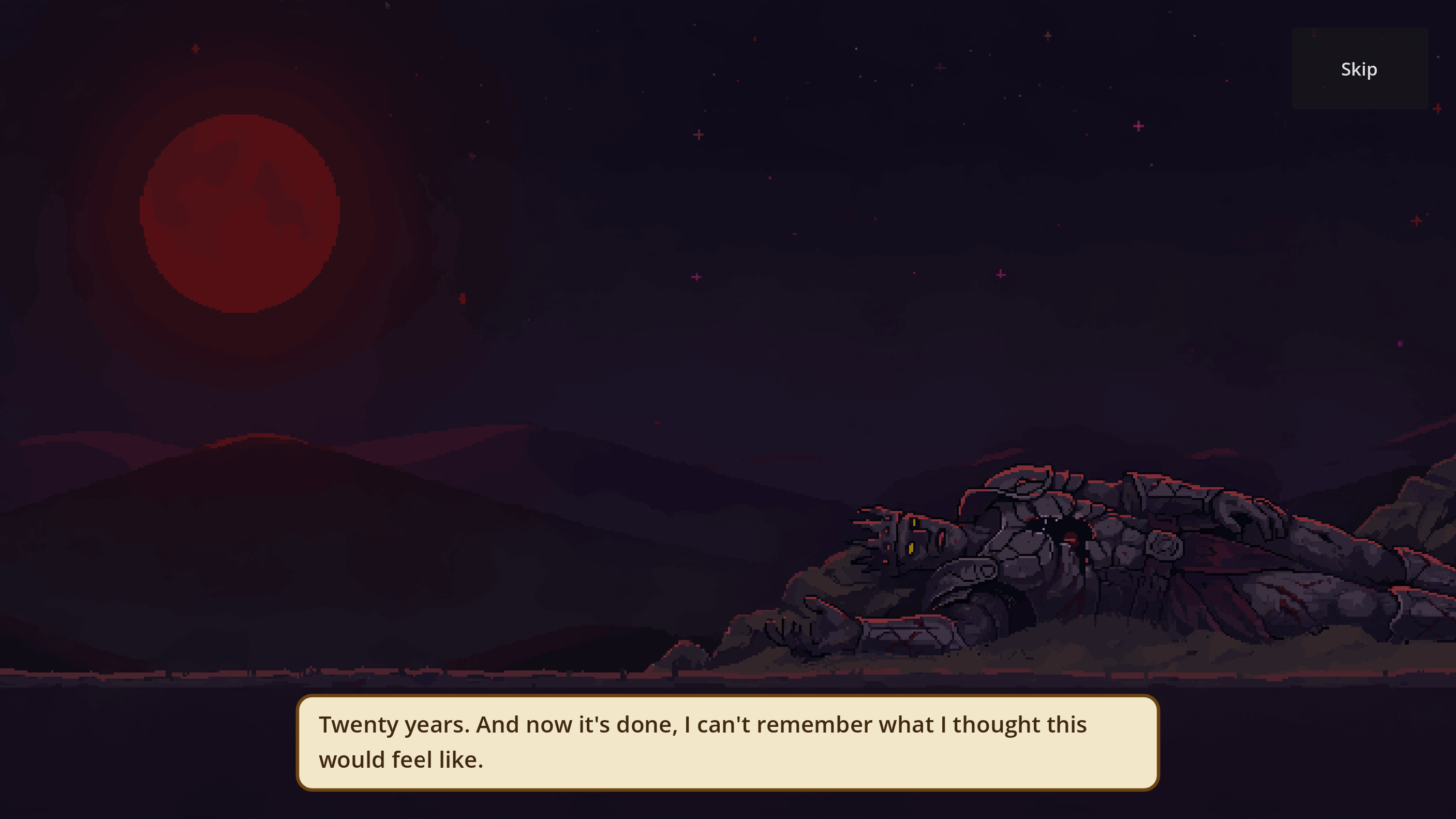 Opening story cutscene introducing The Last Echo's world